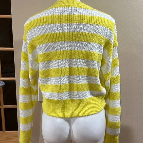 On 34th Women's Striped Sequin Cardigan - Picture 4 of 10